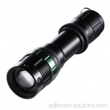 Super Bright Skid-proof Adjustable 3000Lumen Zoomable LED Flashlight Torch Zoom Light for Self Safety, Hunting,Cycling 568981682